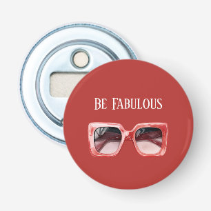 Décapsuleur Lunettes de soleil rouges fabuleuses