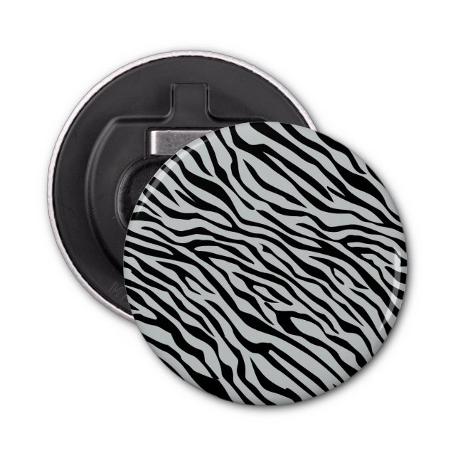 Décapsuleur Magic Zebra Stripes Click to Customize Grey Color (Devant)