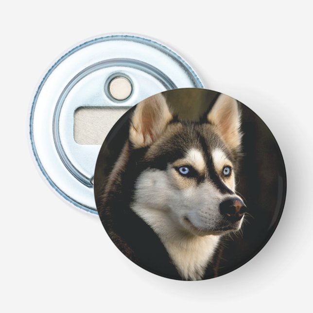 Décapsuleur Magnifique Coussin de Lancement Husky (Devant)