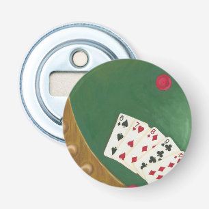 Décapsuleur Main de poker de gain six à Dix