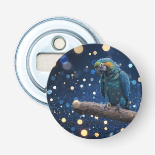 Décapsuleur Majesté Bleue : La Macaw Bleue Sur Dreamy Blue Bok