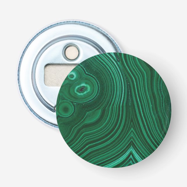 Décapsuleur Malachite de pierre verte (Devant)