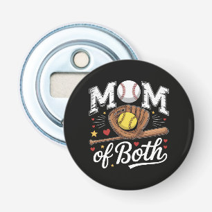 Décapsuleur Maman de jour de match de baseball et softball