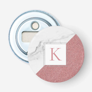 Décapsuleur Marbre tendance Blush rose Parties scintillant Gir