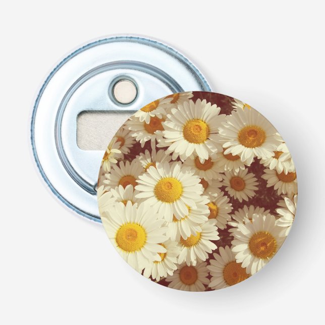 Décapsuleur Marguerites d'été vintage (Devant)