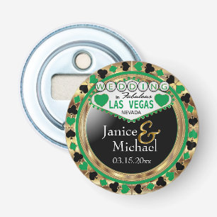Décapsuleur Mariage à Las Vegas - Vert 