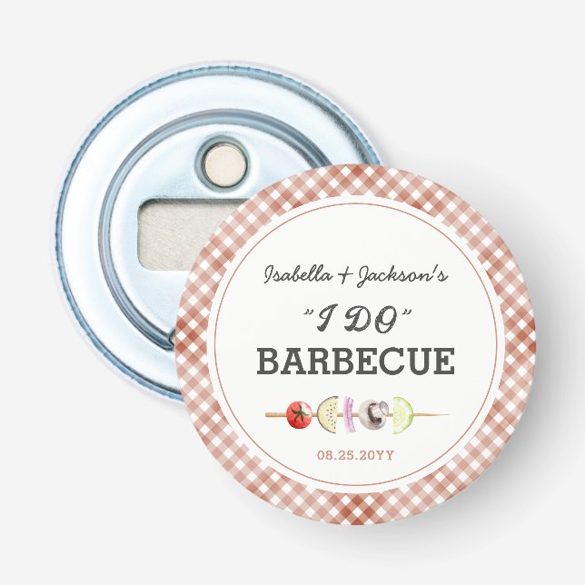 Décapsuleur Mariage Barbecue Shower (Devant)