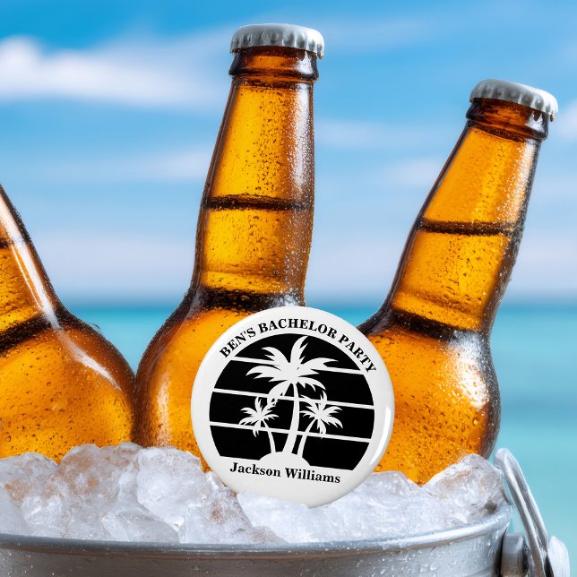 Décapsuleur Mariage de l'île de Bachelor Party Beach des Garço (Créateur téléchargé)