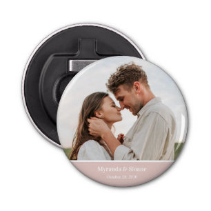 Décapsuleur Mariage photo moderne