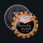 Décapsuleur Marié à Las Vegas Style - Orange<br><div class="desc">Décapsuleur. Présenté dans un style marié à Las Vegas design avec un look métallique orangé et faux or prêt à vous personnaliser. Plus de couleurs sont disponibles. 📌 Si vous avez besoin d'une personnalisation plus poussée, cliquez sur le bouton "Cliquez pour Customiser plus loin" ou "Customiser ou modifier la conception"...</div>