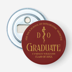 Décapsuleur Maroon Osteopathic Médicale School Graduation Part