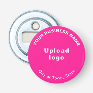 Décapsuleur Marque d'affaires sur Pink Small Round Bottle Open