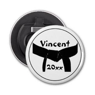 Décapsuleur Martial Arts Black Belt Bottle Opener