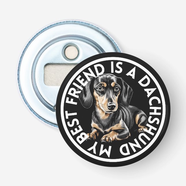 Décapsuleur Meilleur ami Dachshund (Devant)