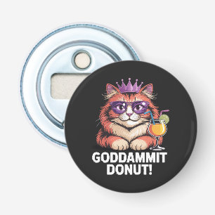 Décapsuleur Mème de chat princesse donut féminin