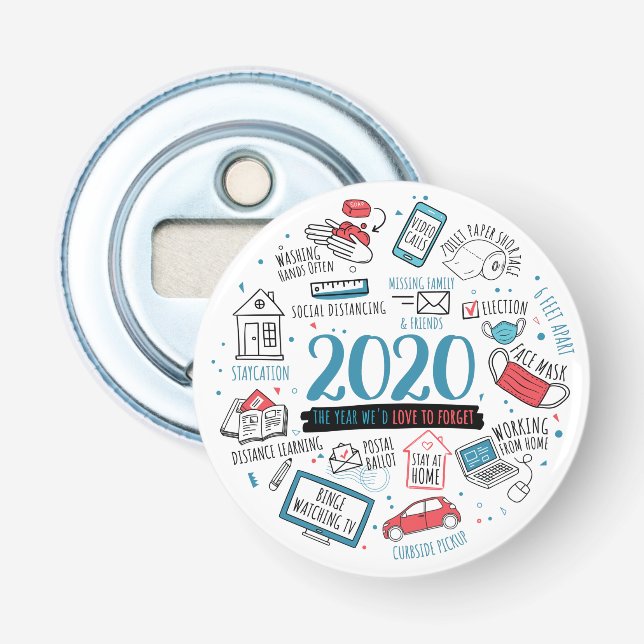 Décapsuleur Mémorial de Noël de Quarantine 2020 (Devant)