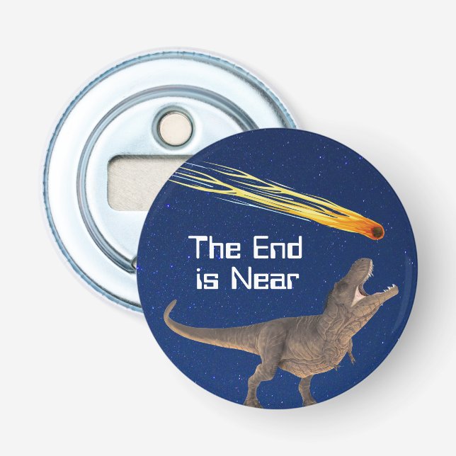 Décapsuleur Meteor Dinosaur End Est Près D'Une Catastrophe (Devant)