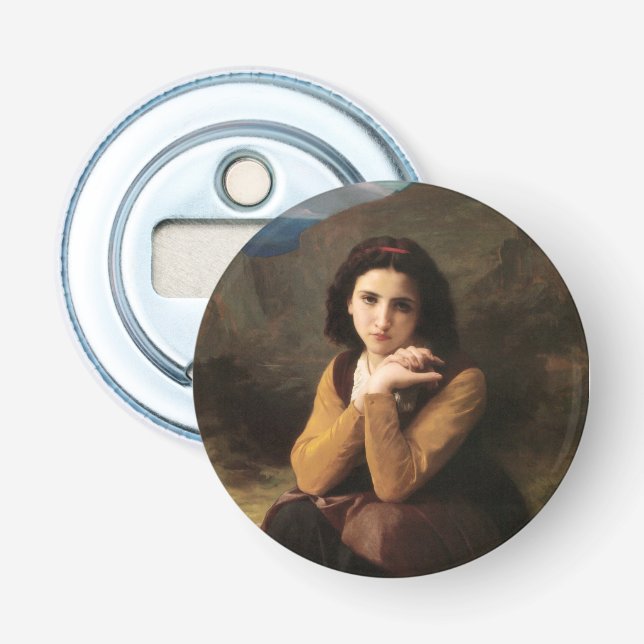 Décapsuleur Mignon Innocence d'une adolescente, Bouguereau (Devant)