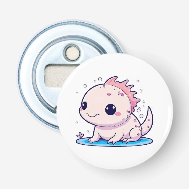 Décapsuleur mignon philosophe axolotl (Devant)