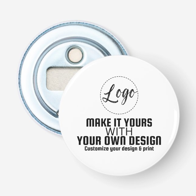 Décapsuleur Modèle de bouton cercle personnalisé (Devant)