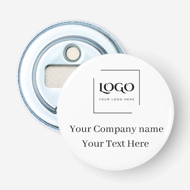 Décapsuleur Modèle de logo personnalisé élégant (Devant)