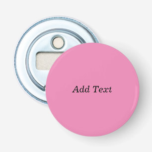 Décapsuleur Modèle de texte personnalisé rose