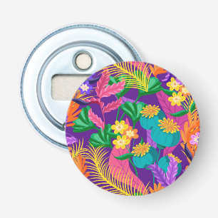 Décapsuleur Modèle floral exotique coloré-23148