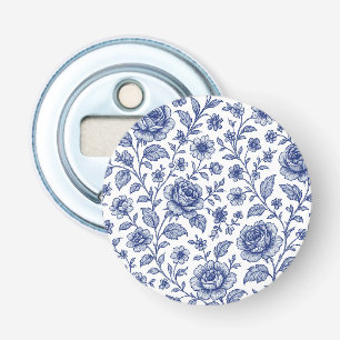 Décapsuleur Modèle Floral Royal Bleu Rose