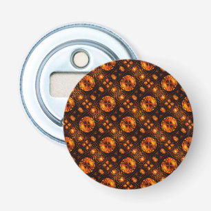 Décapsuleur Moderne Bohème Élégant Motif d'Art Abstrait Doré #