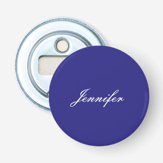 Décapsuleur Moderne Elégant Cute Unique Deep Blue Calligraphie