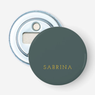 Décapsuleur Moderne Minimaliste Simple Vert Poussiéreux Propre