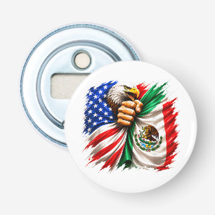 Décapsuleur Mois du patrimoine hispanique Drapeau USA Mexique