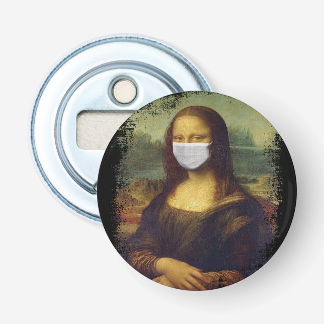Décapsuleur Mona Lisa Avec Masque (Devant)