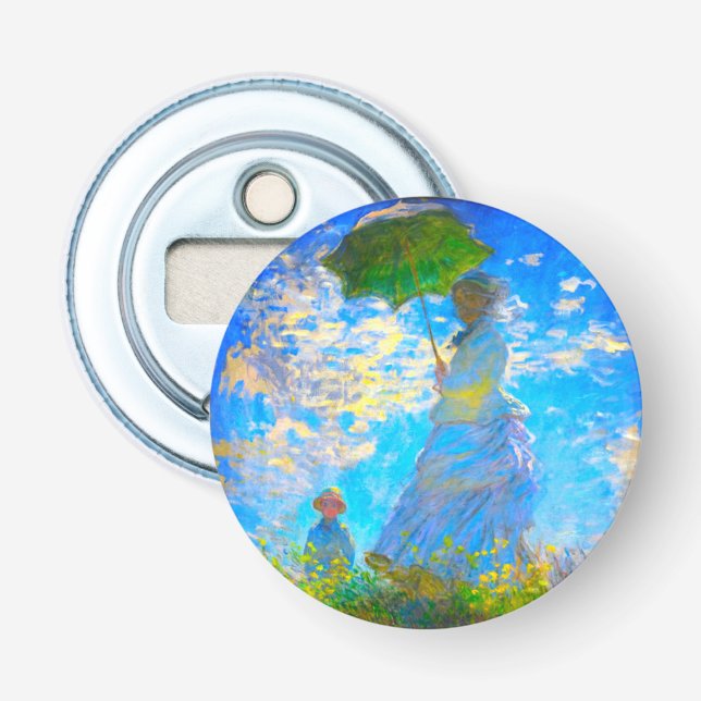 Décapsuleur Monet Woman avec un parasol (Devant)