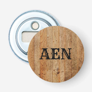 Décapsuleur Monogramme Bois Campagne Marron Noir