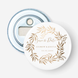 Décapsuleur Monogramme doré personnalisé élégant moderne
