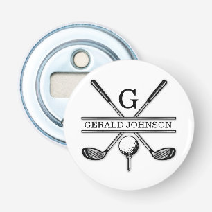 Décapsuleur Monogramme élégant personnalisé de golf