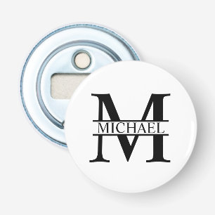 Décapsuleur Monogramme et nom personnalisés