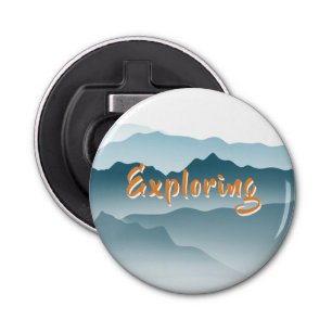 Décapsuleur Montagnes Rocheuses Peinture Abstraite Amateurs de