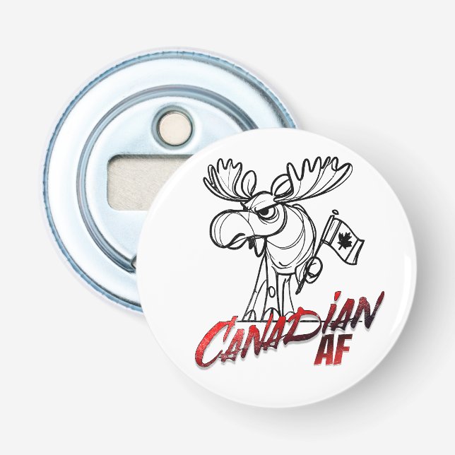 Décapsuleur Moose en colère Canadian AF (Devant)