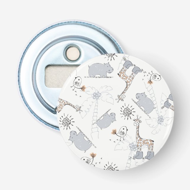 Décapsuleur motif 2 de griffonnage (Devant)