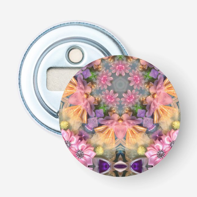 Décapsuleur Motif 3D Pastel Bling ~ (Devant)