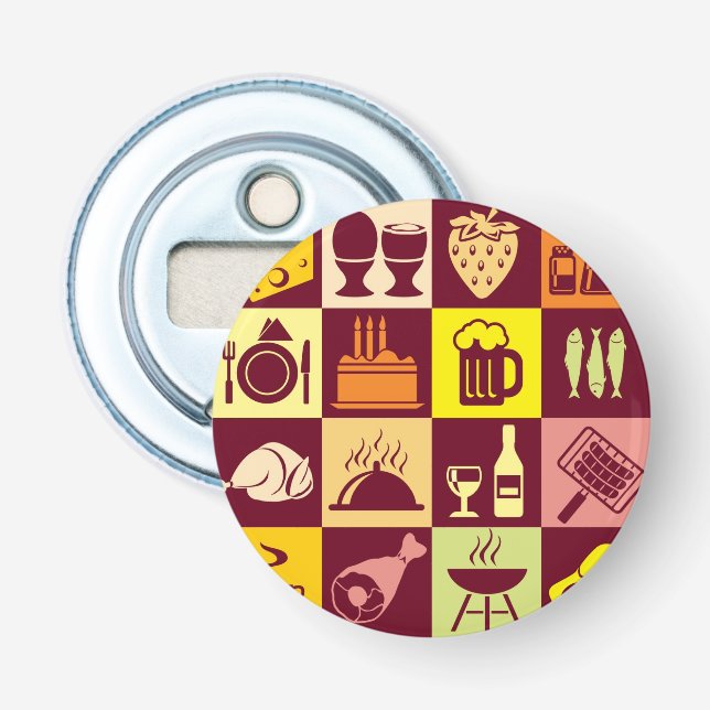Décapsuleur Motif alimentaire 3 (Devant)