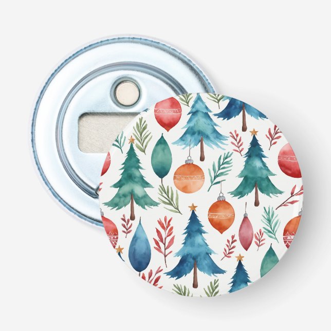 Décapsuleur Motif d'arbre de Noël (Devant)