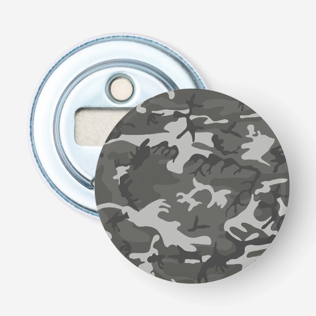 Décapsuleur Motif de Camouflage gris, Motif militaire, Armée (Devant)