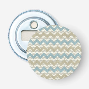 Décapsuleur Motif de Chevron sur la texture de toile