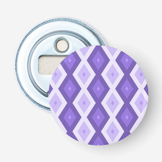 Décapsuleur Motif de diamant violet (Devant)