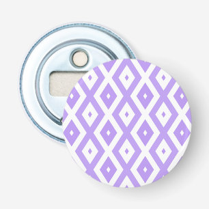 Décapsuleur Motif de diamants violet et blanc