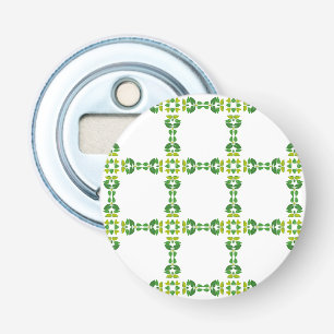 Décapsuleur Motif de feuille, motif de feuilles, feuilles vert