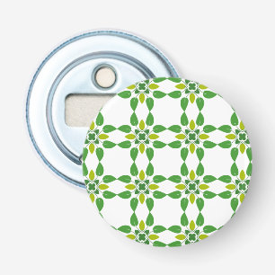 Décapsuleur Motif de feuille, motif de feuilles, feuilles vert